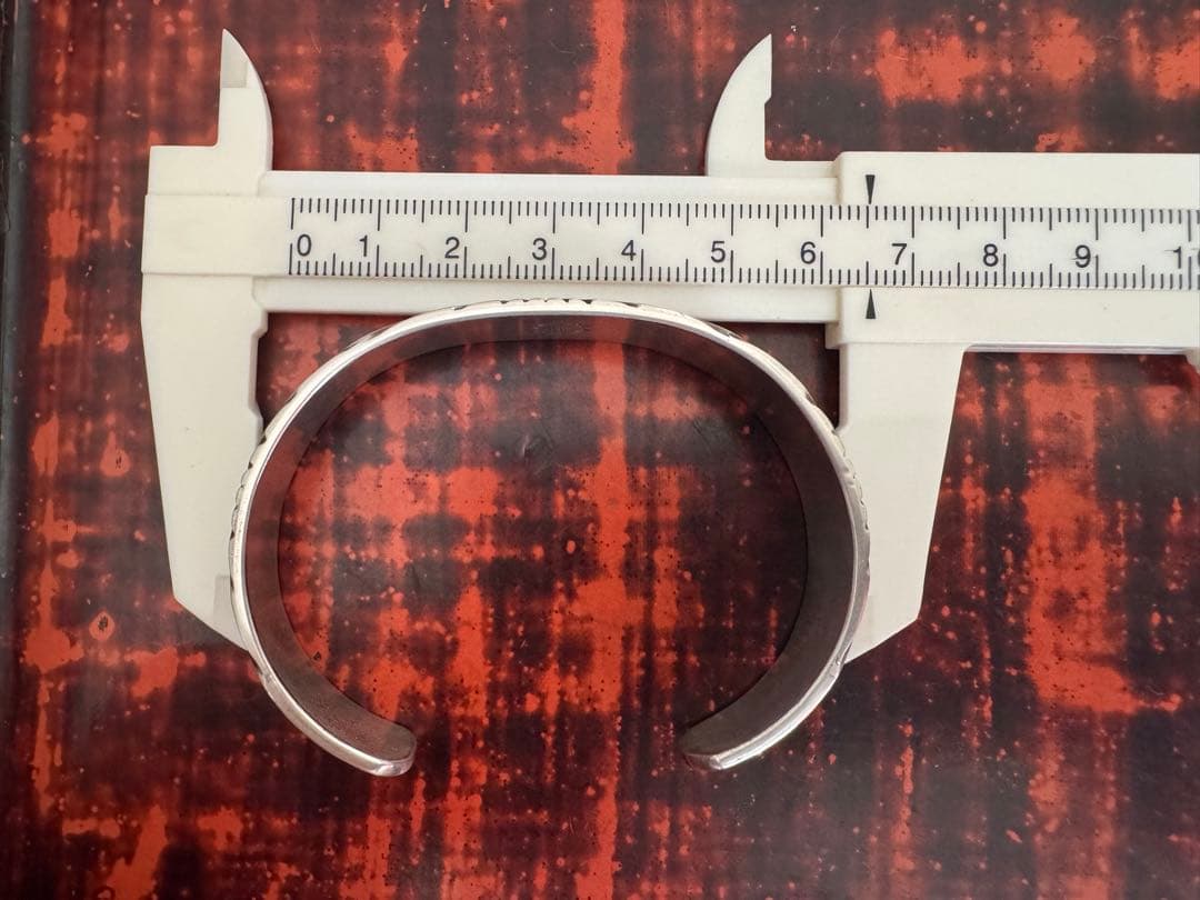 最終 ブルースモーガン バングル 14K ナバホ族 インディアンジュエリー