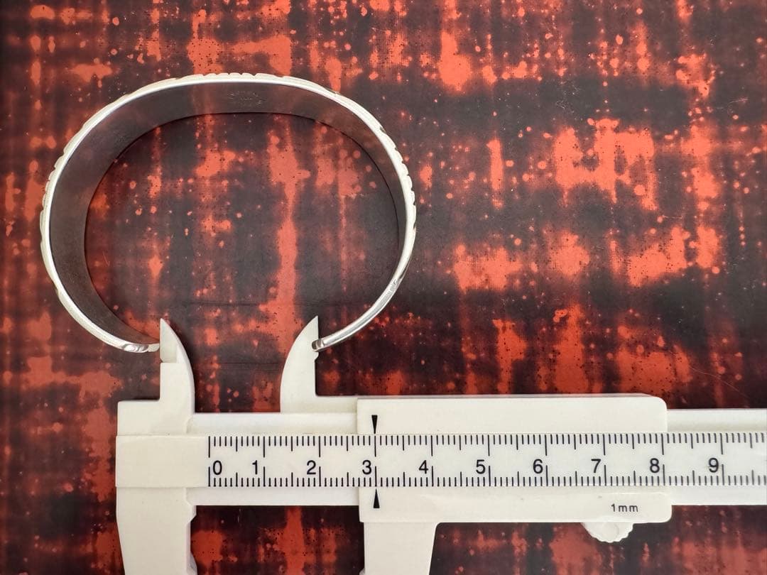 最終 ブルースモーガン バングル 14K ナバホ族 インディアンジュエリー