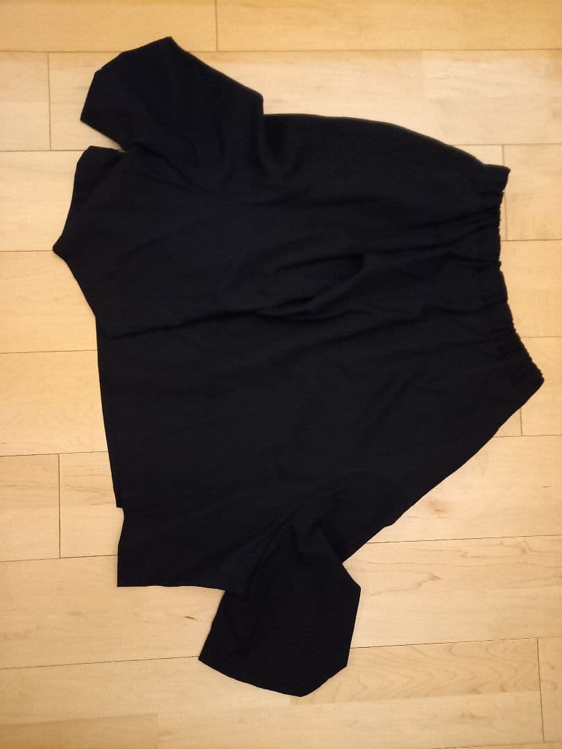 美品コム・デ・ギャルソン裾変形キュロット(黒)