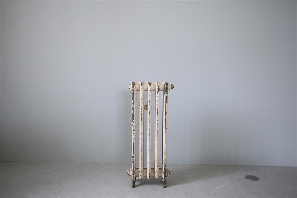 フランスアンティーク鉄製5連ラジエター/暖房オブジェ/ディスプレイ(81-178