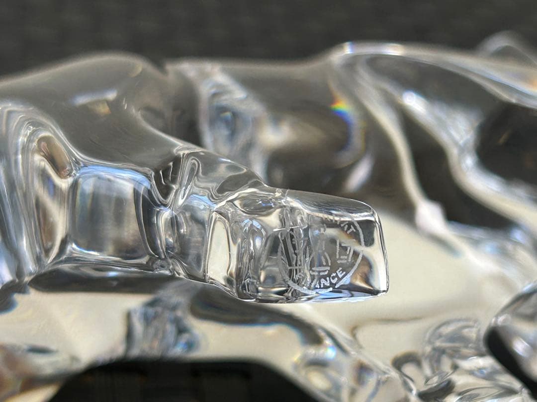 【美品】バカラ　baccarat 干支　イノシシ　置物　ガラス　クリスタル