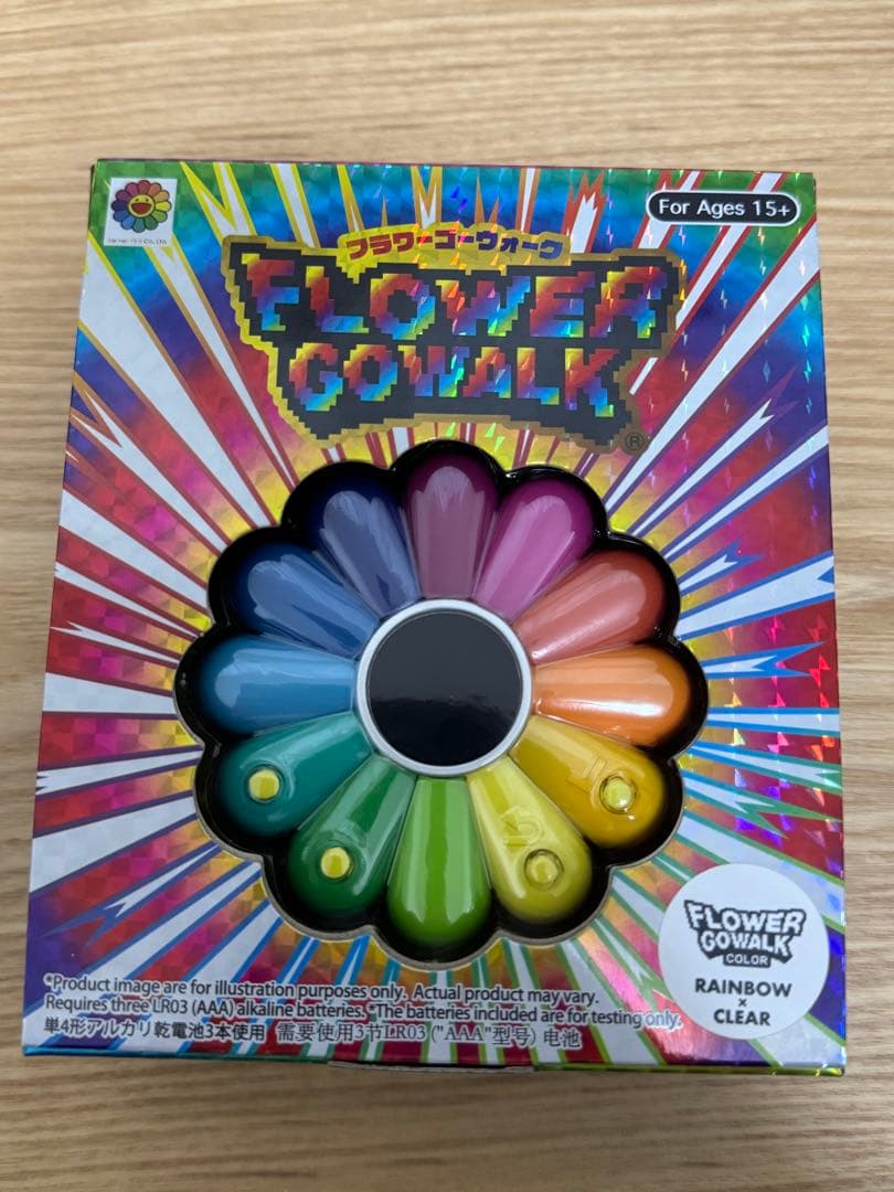 村上隆 フラワーゴーウォーク RAINBOW CLEAR AURORA ver