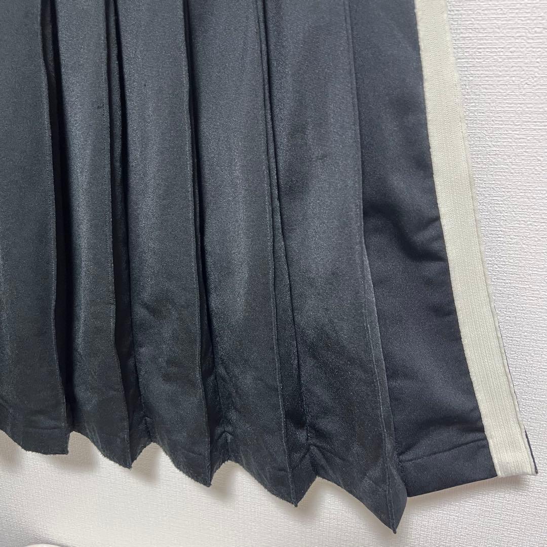 コムデギャルソンロゴラインジャージプリーツスカートCOMMEdesGARCONS