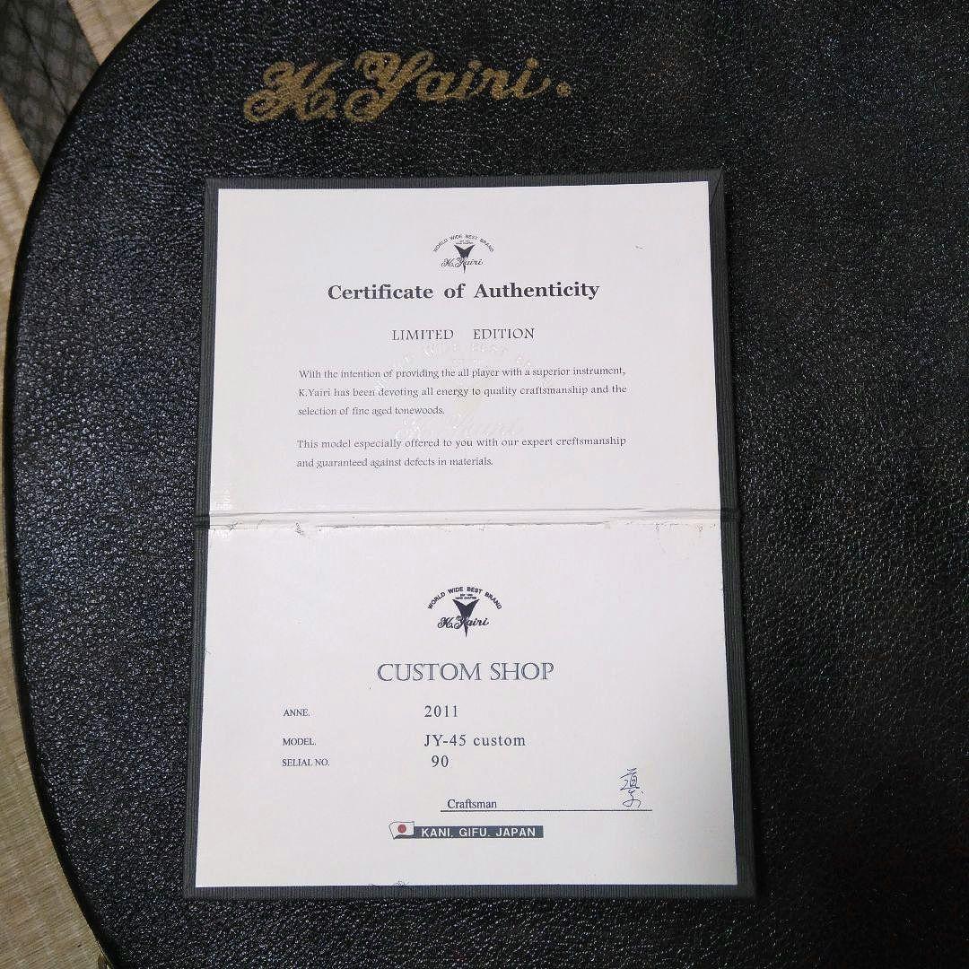 K.yairi　JY-45 custom (道前曉伸)