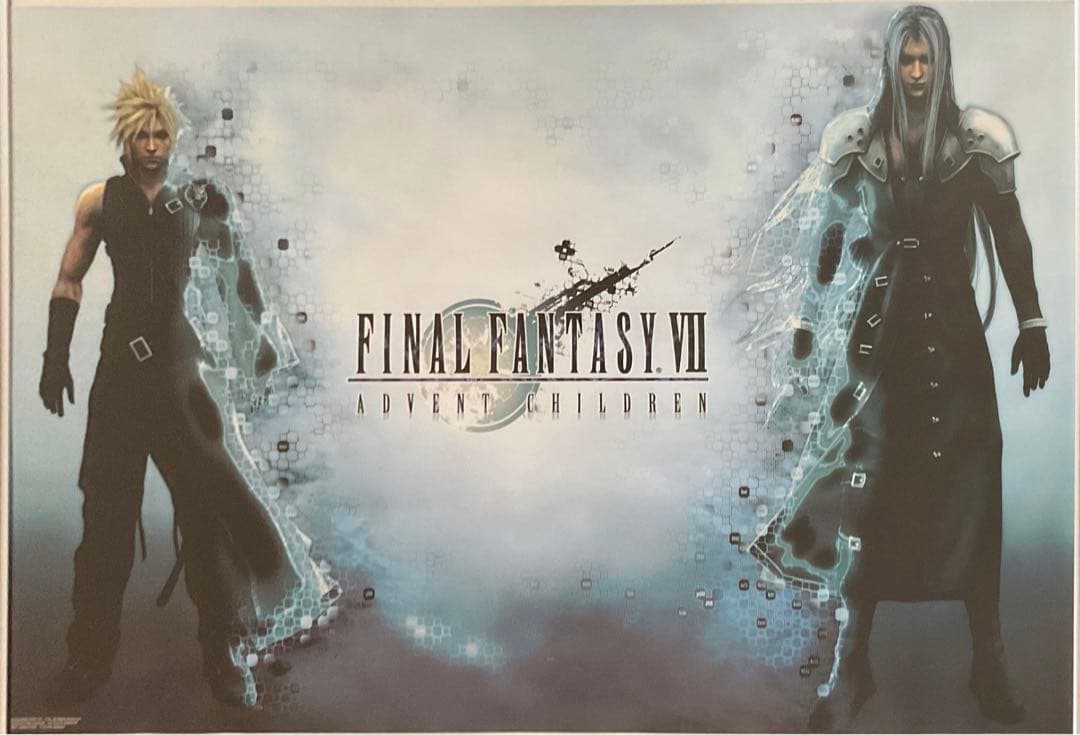 希少　ファイナルファンタジー7　final fantasy Ⅶ　販促ポスター