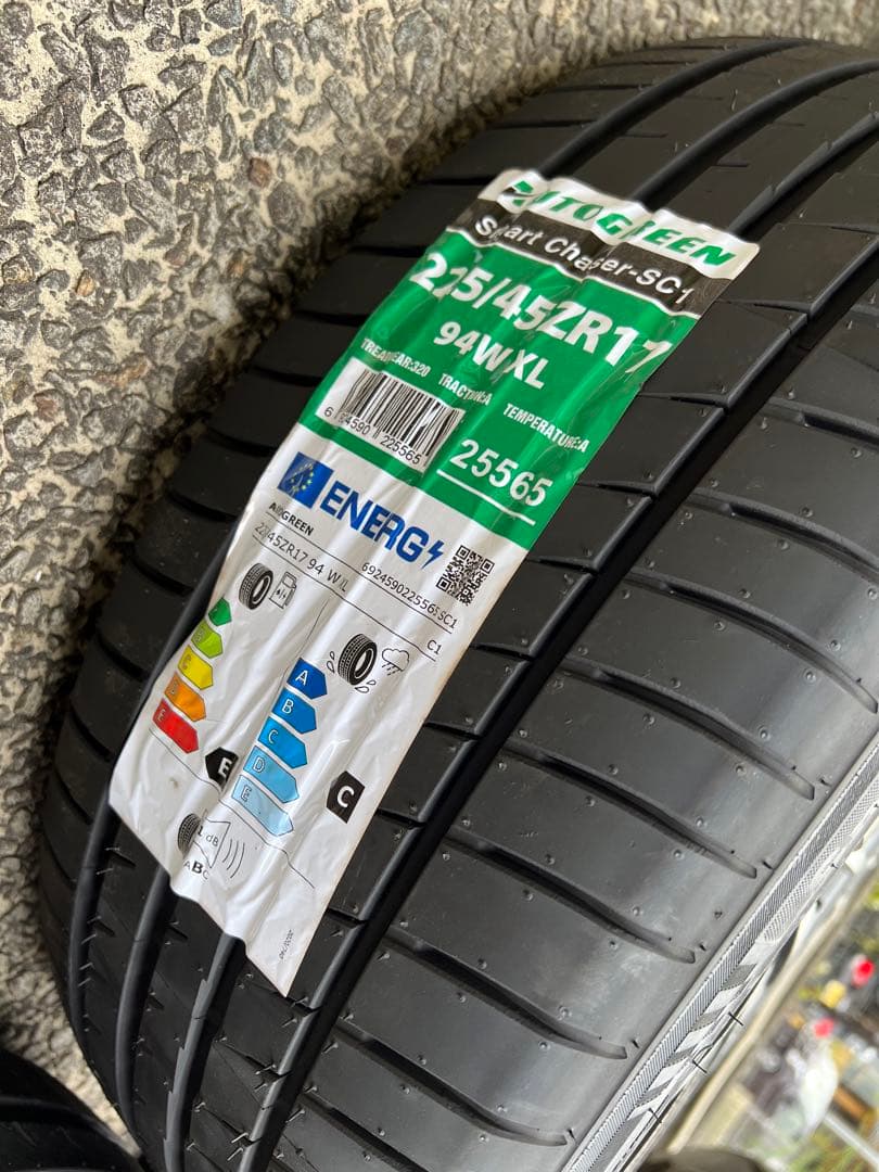 ベンツ B180 純正ホイール タイヤ新品 225/45R17 PCD112