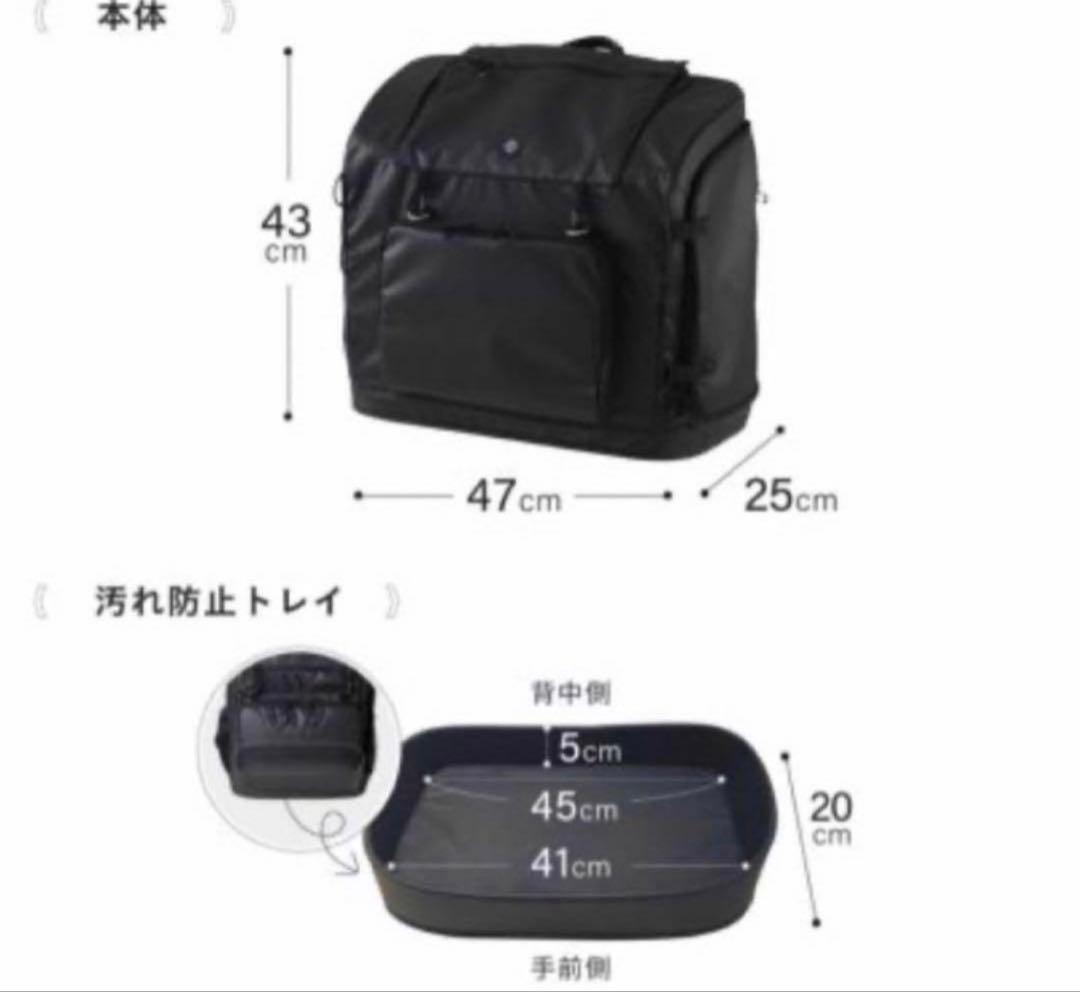 新品★エアバギー 3ウェイバックパックキャリー ワイドサイズブラック