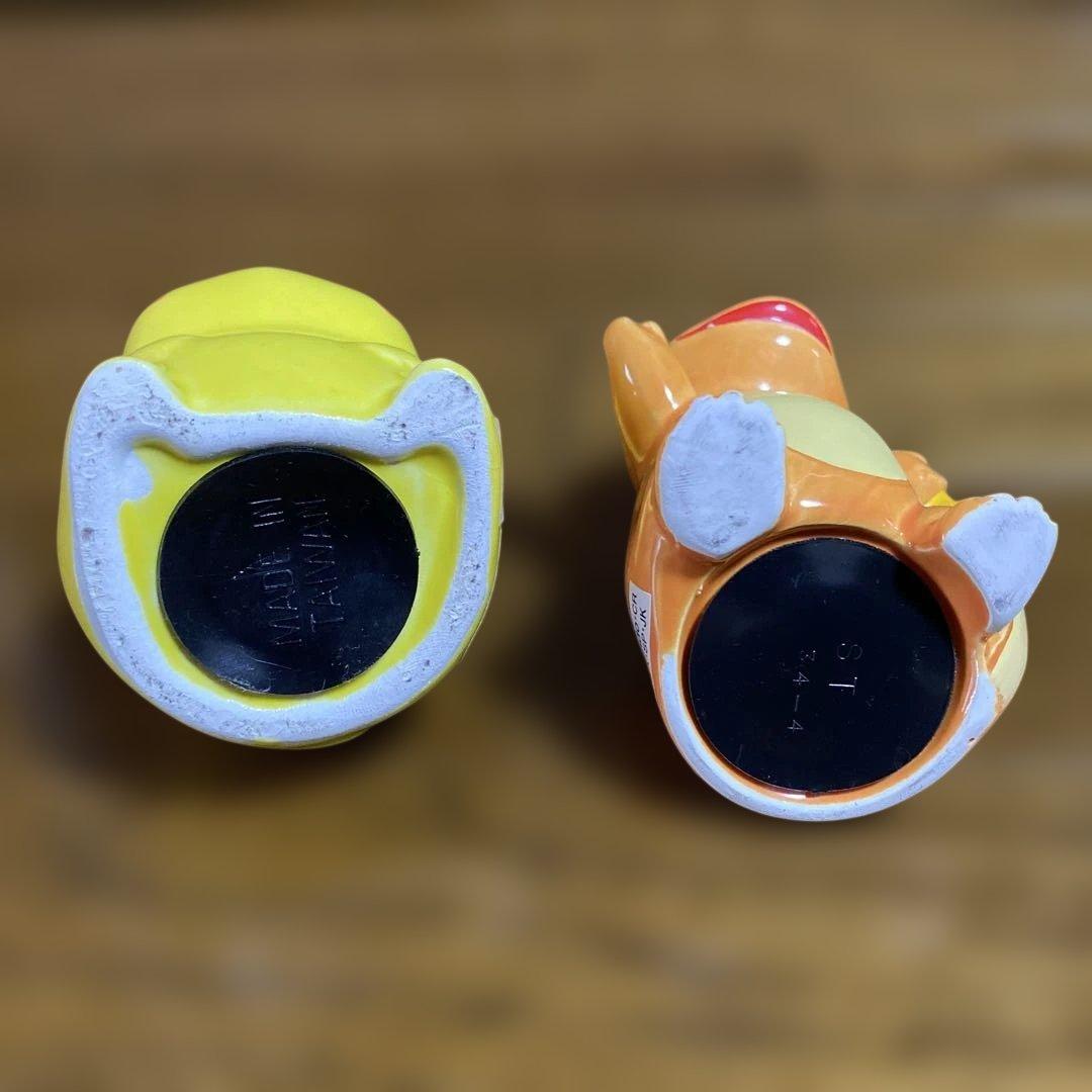 【陶器】ピカチュウ　ヒトカゲ　ゼニガメ　貯金箱　希少品　ポケモン　pokemon