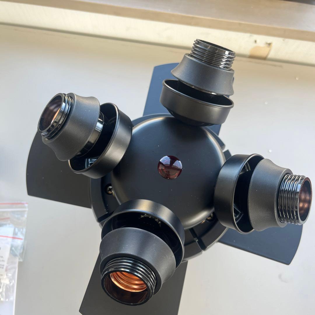 K シーリングファン ブラック　JAVAlO ELF JE-CF003-BK