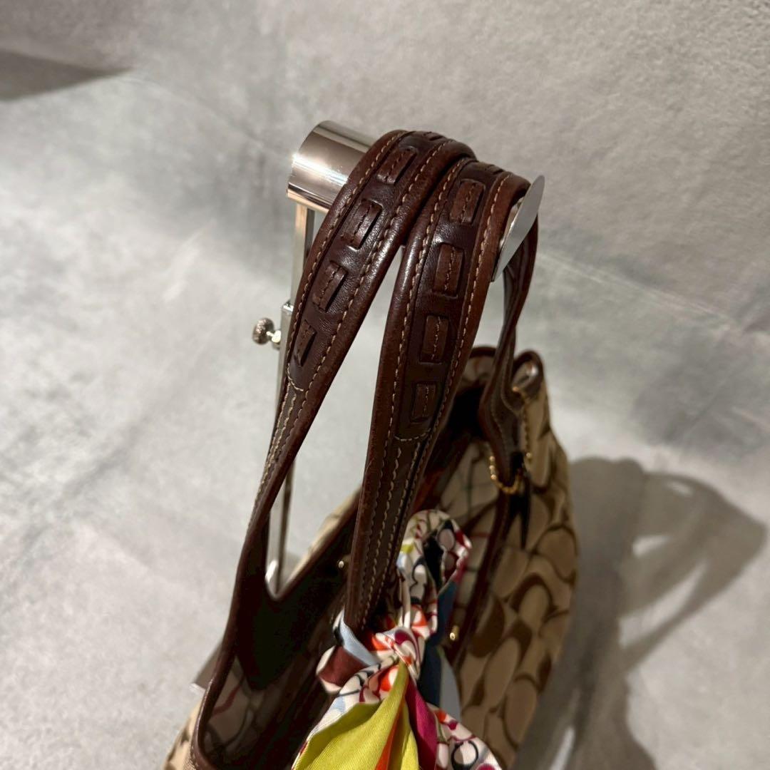 バッグ Coach Ergo Signature Handbag Kisslock