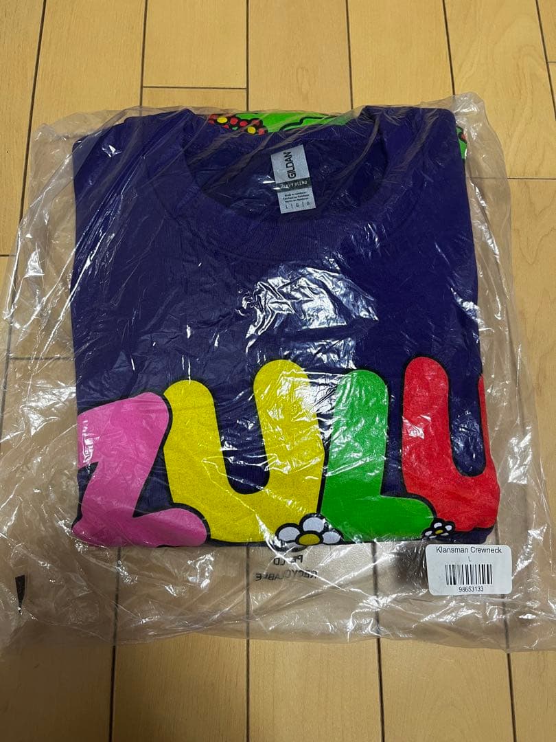 ZULUスウェットKKK新品Lハードコア　マーチ　バンドTシャツ来日ライブ古着