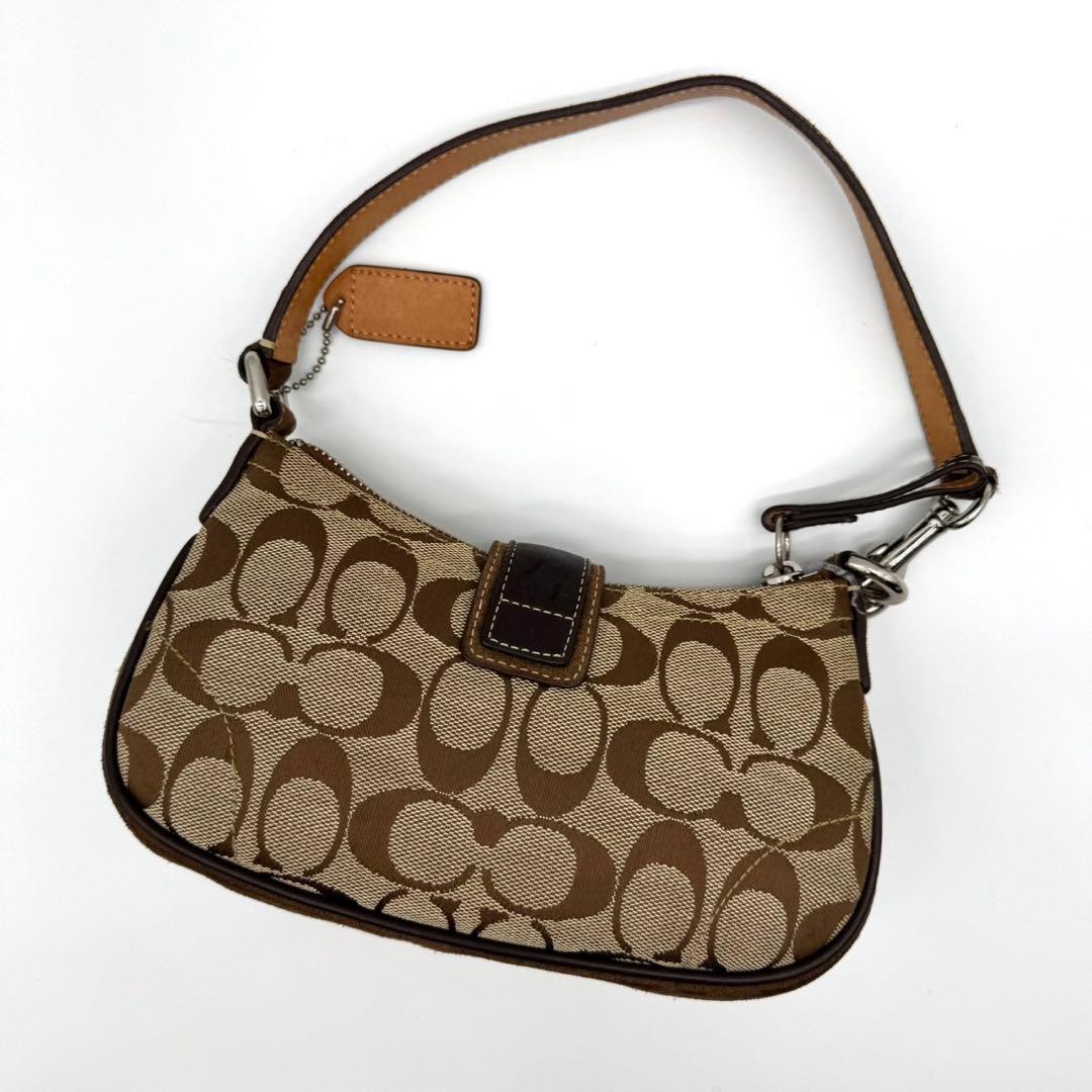 バッグ COACH SOHO shoulder bag signature mini