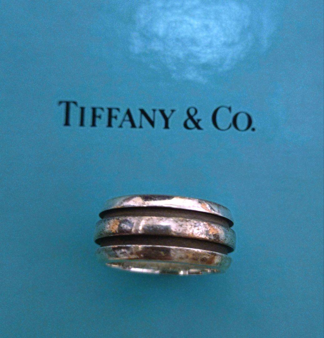 Tiffany & Co. ダブルラインリング 925シルバー