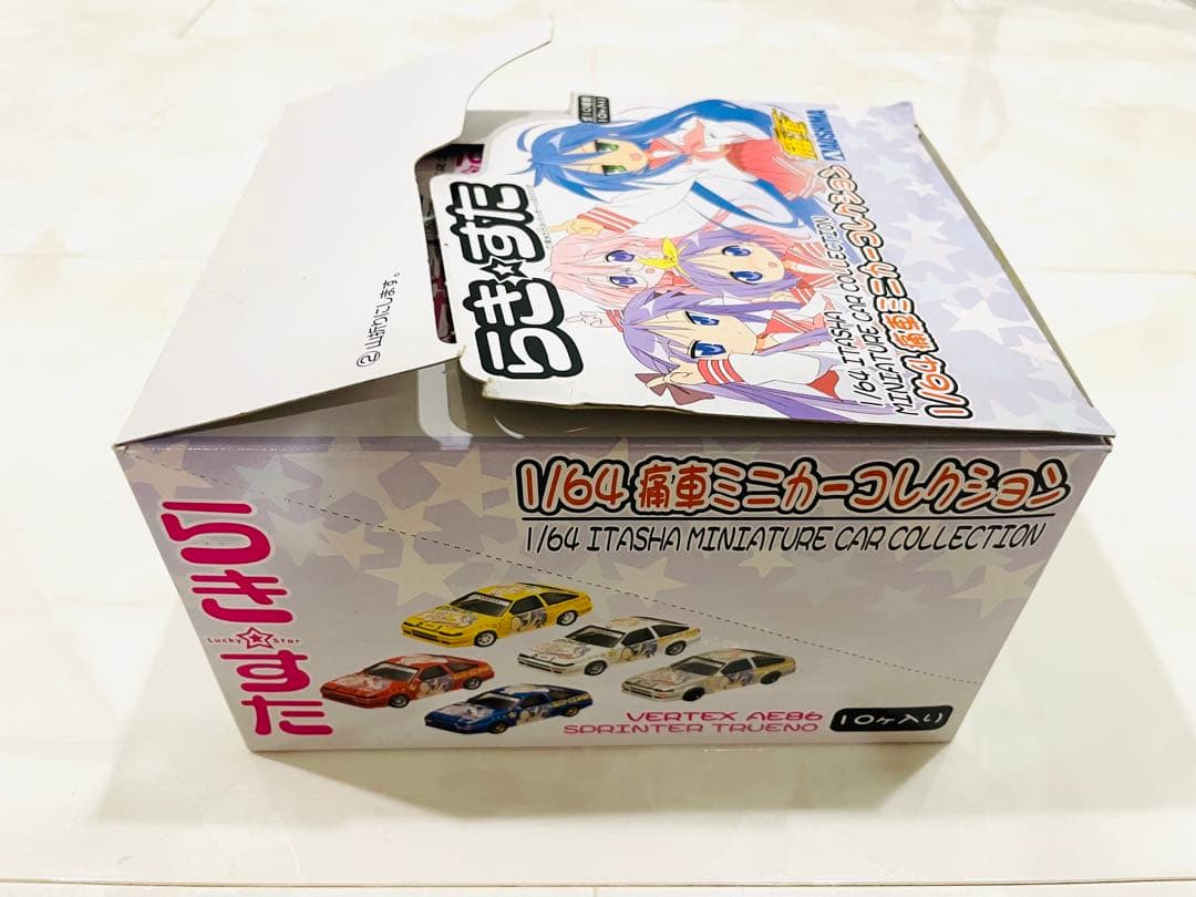 【未使用 箱有】らき⭐︎すた 痛車ミニカー 10種 らきすた アオシマミニカー