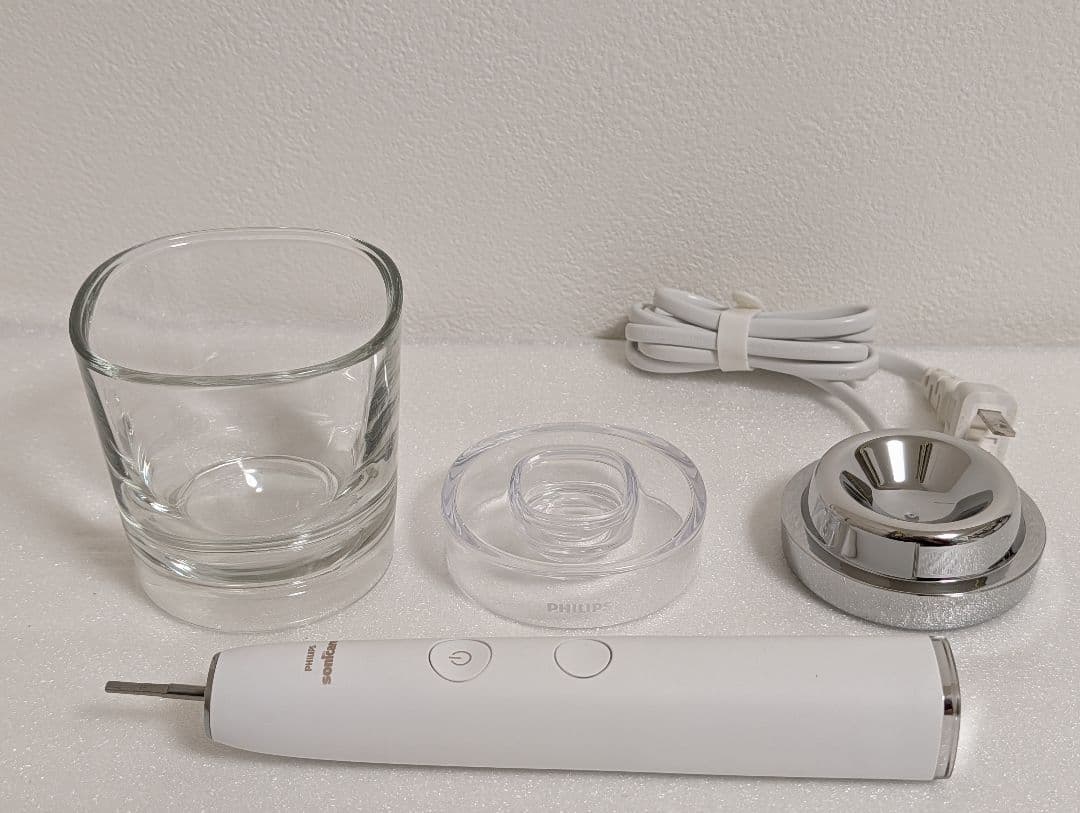 Philips Sonicare HX992W 電動歯ブラシ グラス付き充電器