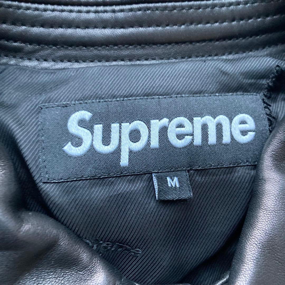 ジャケット・アウター supreme 18AW LEATHER TRUCKER JACKET