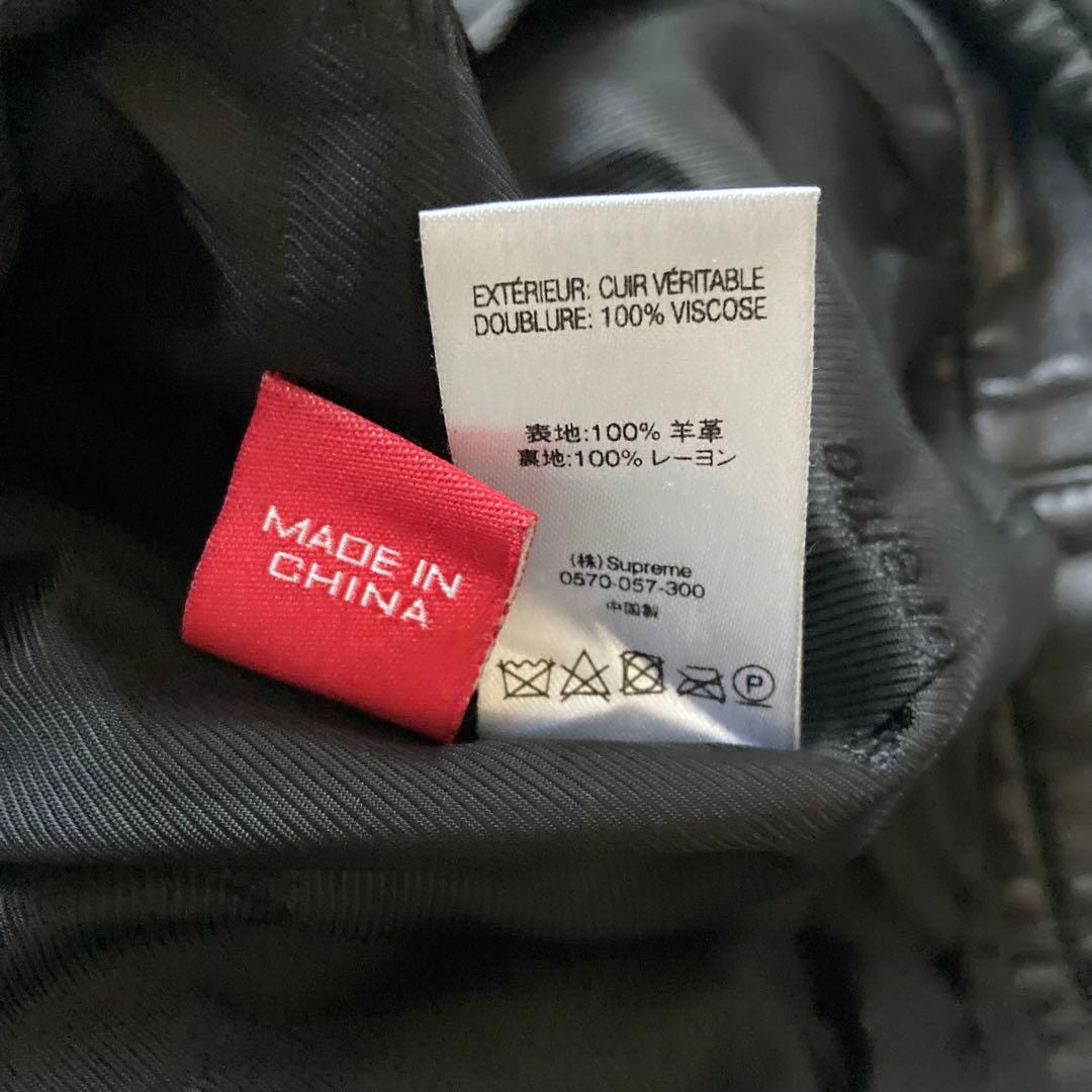 ジャケット・アウター supreme 18AW LEATHER TRUCKER JACKET