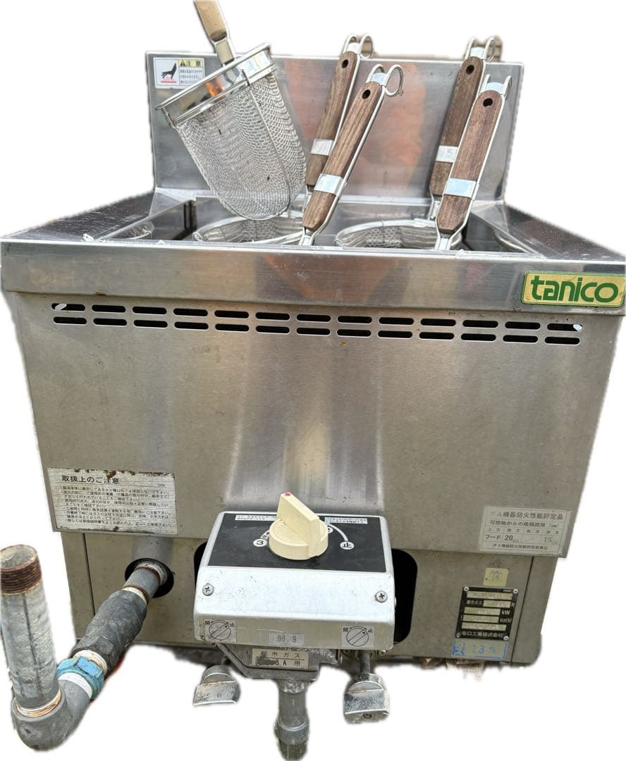 タニコー （tanico）業務用 4口 卓上ラーメン。 釜