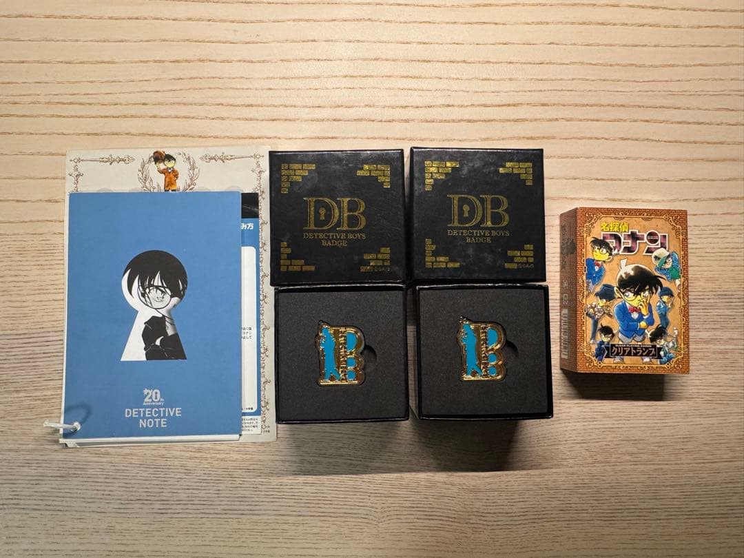 コナン展 20周年 トランプ 探偵団バッジ 冊子
