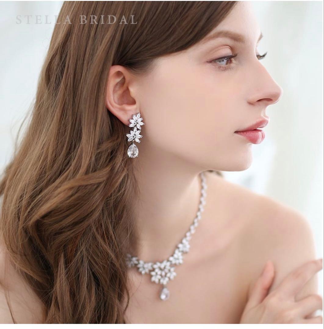STELLA BRIDAL ネックレス イヤリング セット