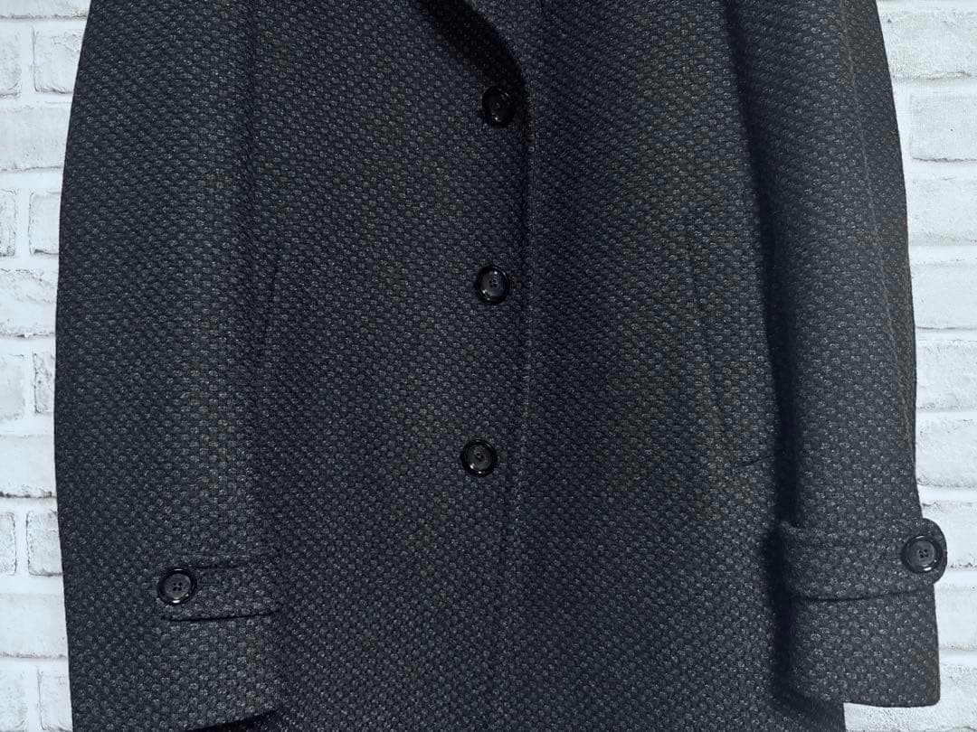 最終価格【カシミヤ混/上質ワッフル織】タリアトーレ アルスターコート 定価15万