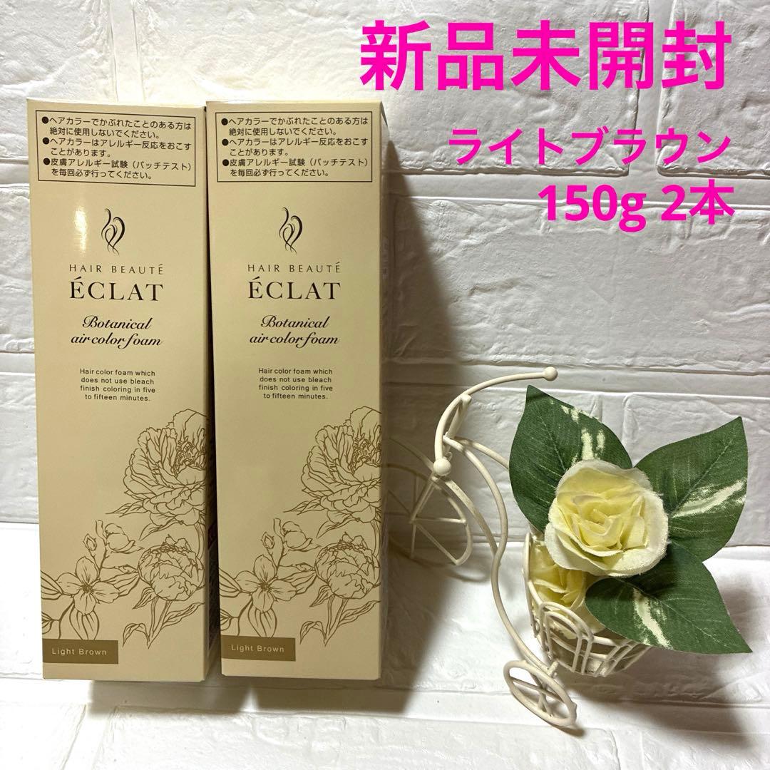 ヘアボーテ エクラ ボタニカル エアカラーフォームup ライトブラウン 2本