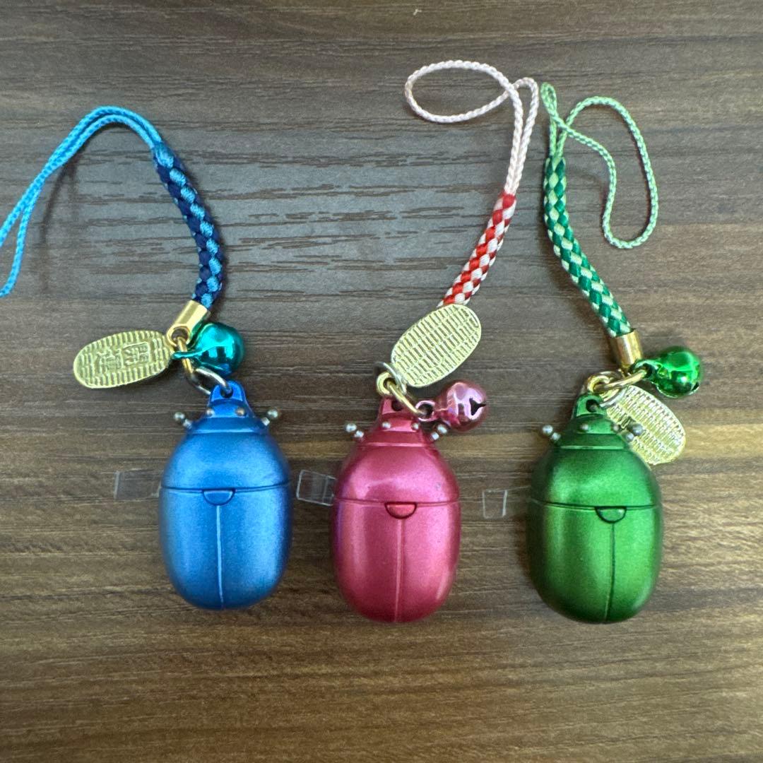 キティ 根付け 3点セット 開運 虫