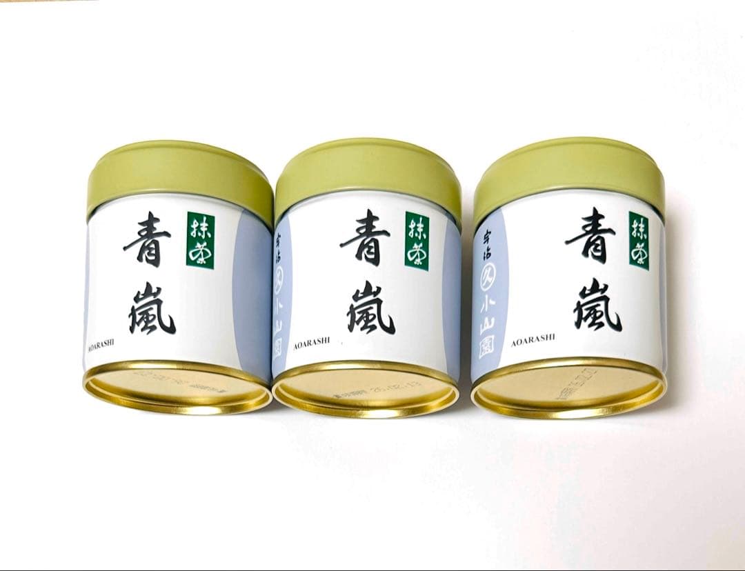 丸久小山園　抹茶　青嵐40g缶x3個