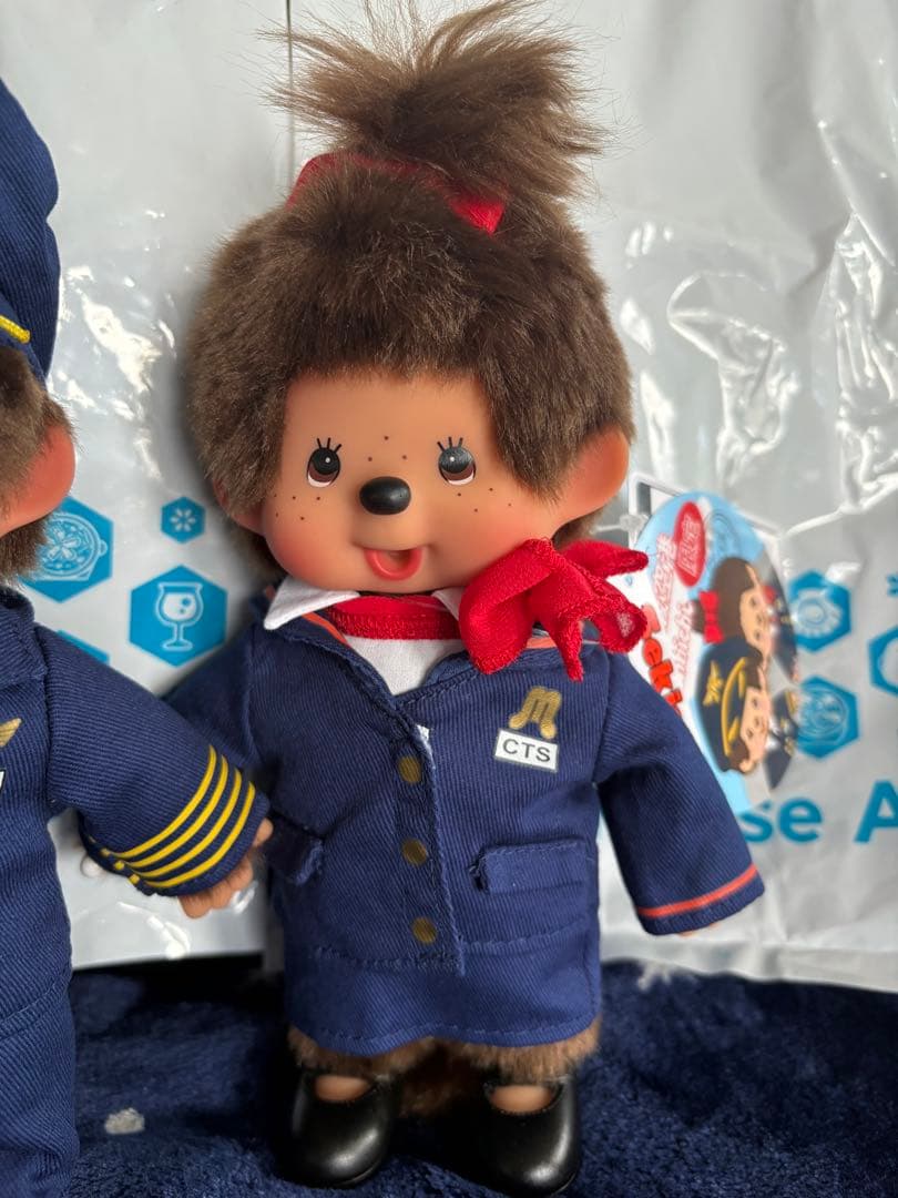 モンチッチ　新千歳空港限定　パイロット　CAモンチッチちゃん　機長モンチッチくん
