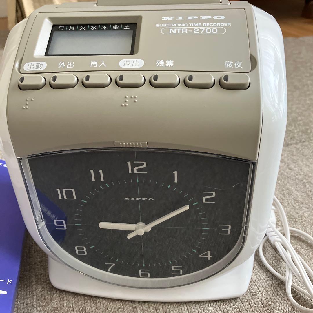 NIPPO NTR-2700 電子タイムレコーダー