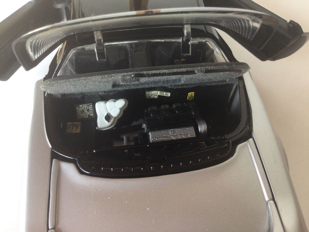 京商　ホンダ　NSX ミニカー　シルバー　1/18