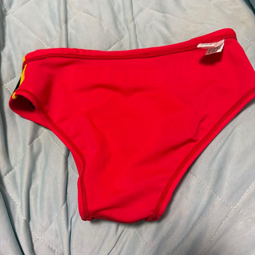 Speedo 競泳水着・キャップセット 赤