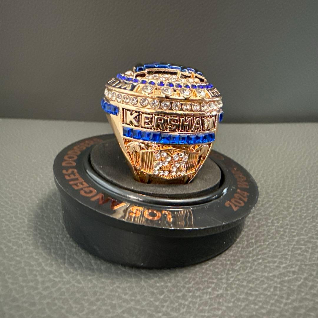 【入手困難】 ドジャースワールドシリーズ優勝記念リング #22カーショー