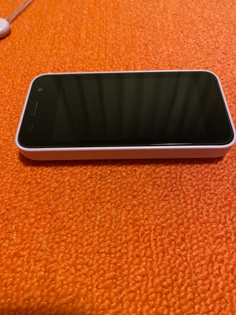 docomo ドコモ キッズケータイ KY41-C ラベンダー 保護フィルム付き