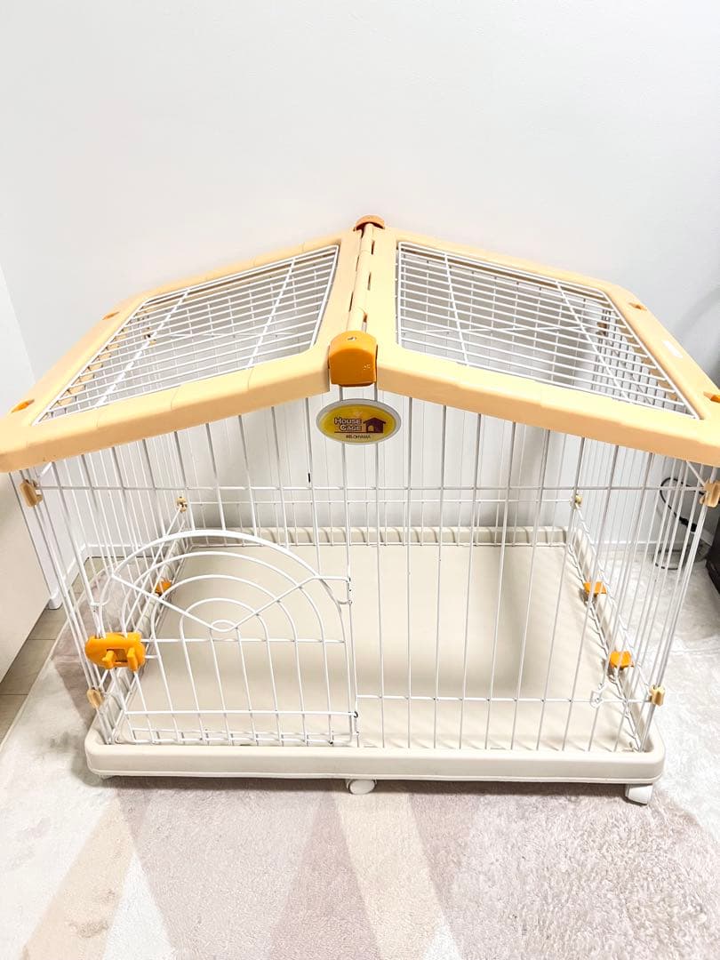 アイリスオーヤマ 屋根付きケージ小型犬用