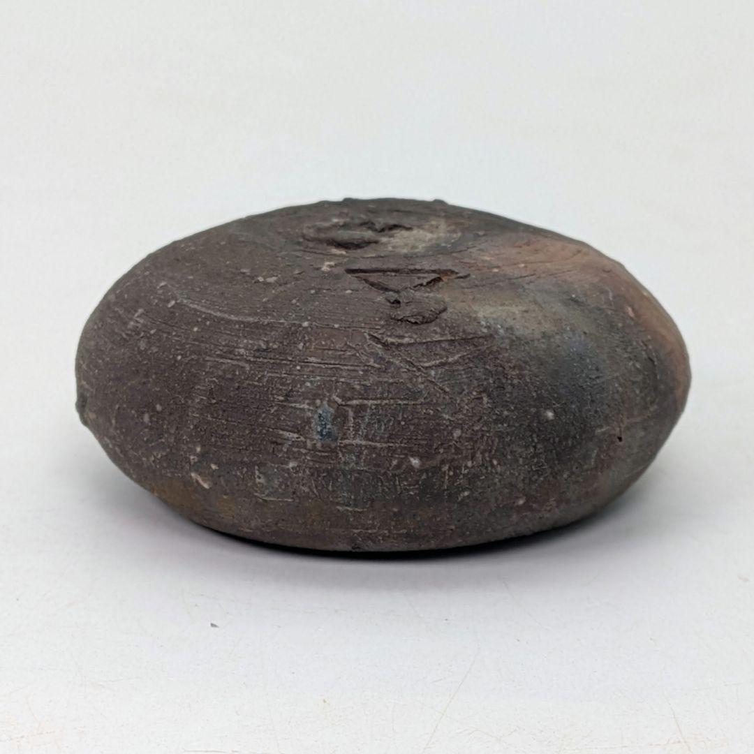 人間国宝 山本陶秀 備前焼 香合 共箱共布 抹茶道具 茶器 香道具 香盒 お香