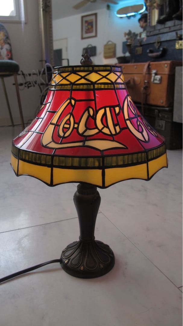 コカ・コーラ ステンドグラスランプ