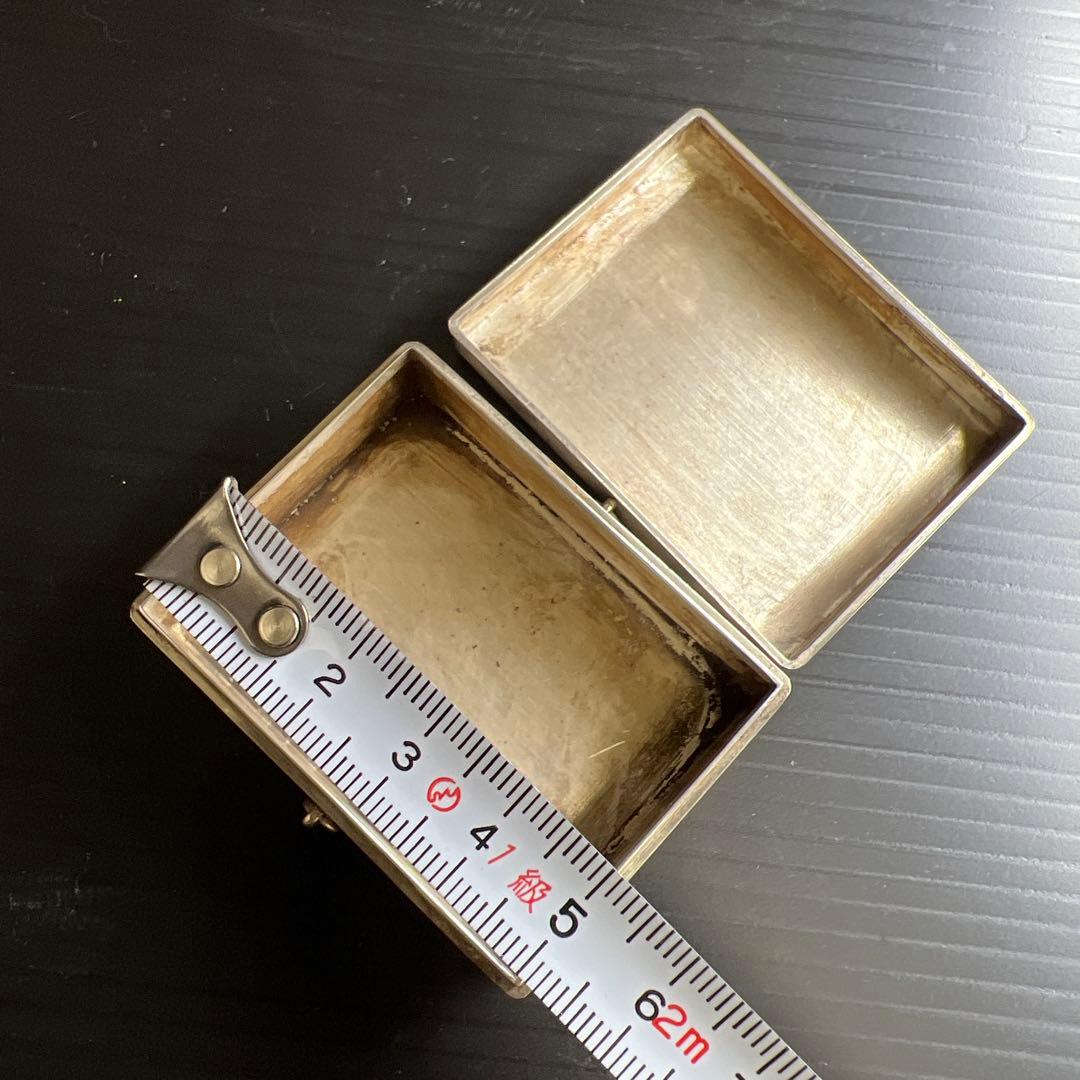 天皇御下賜品　純銀十四葉菊紋ボンボニエール　54g 東Y7-1027☆1F