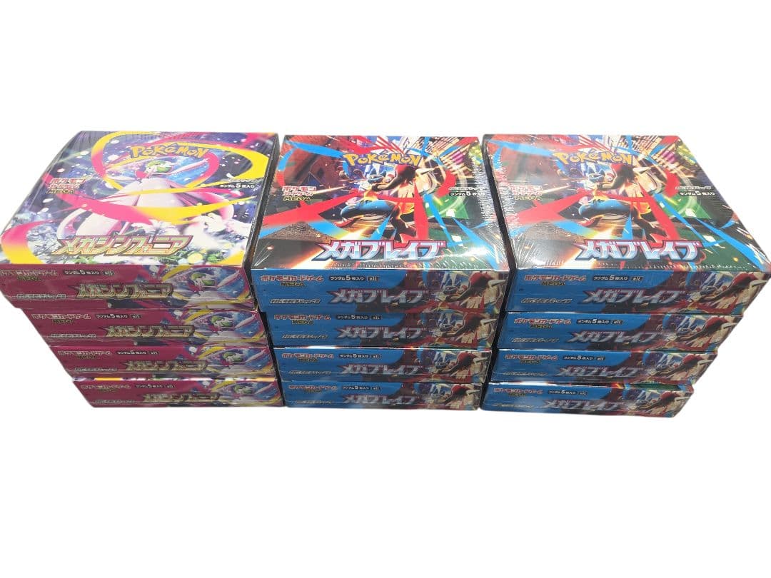 【シュリンク付き】ポケモンカード メガブレイブ メガシンフォニア 計12BOX