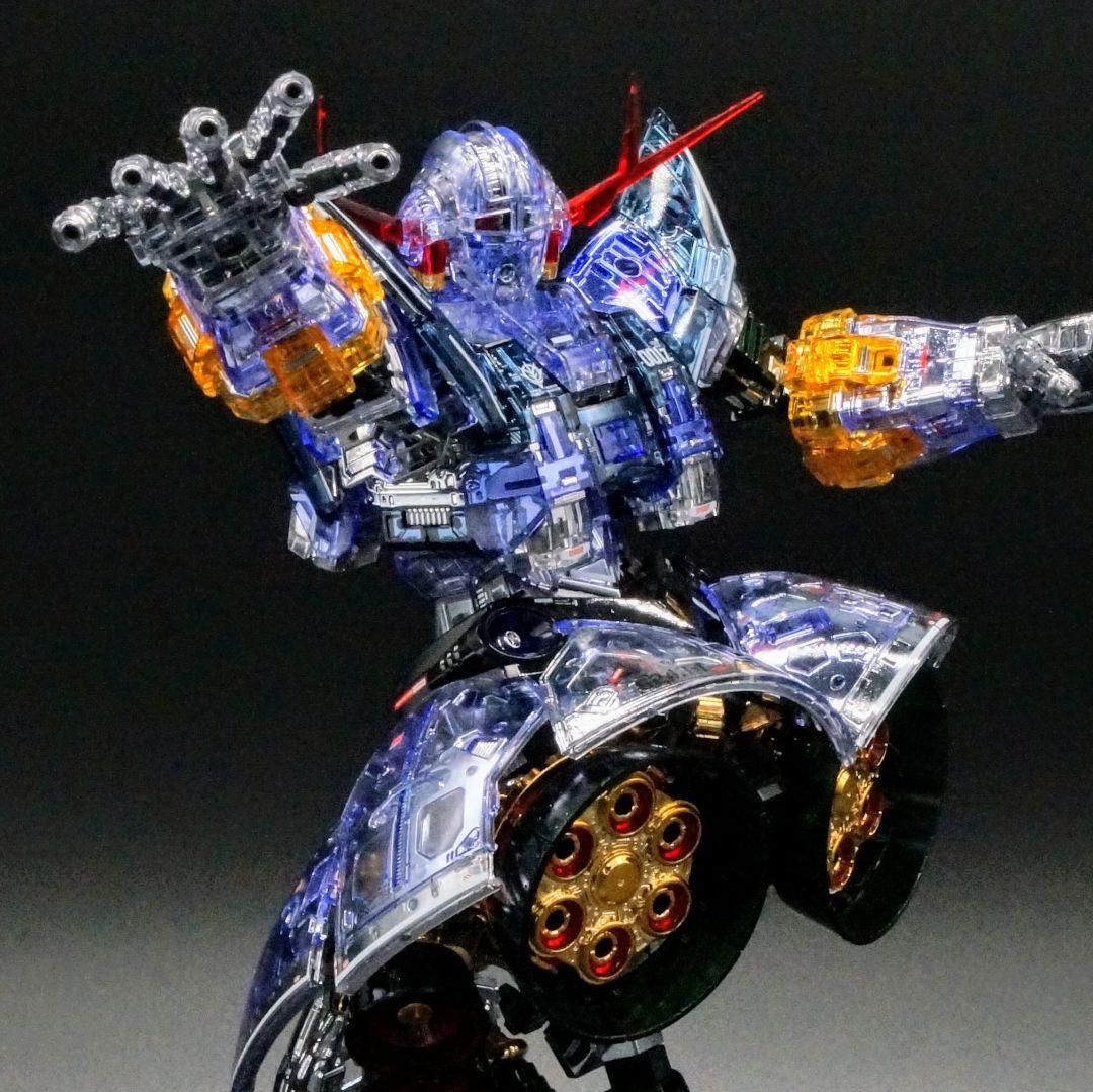完成品【メッキ仕様】RG ジオング メカニカルクリア 限定 ガンダム 全塗装