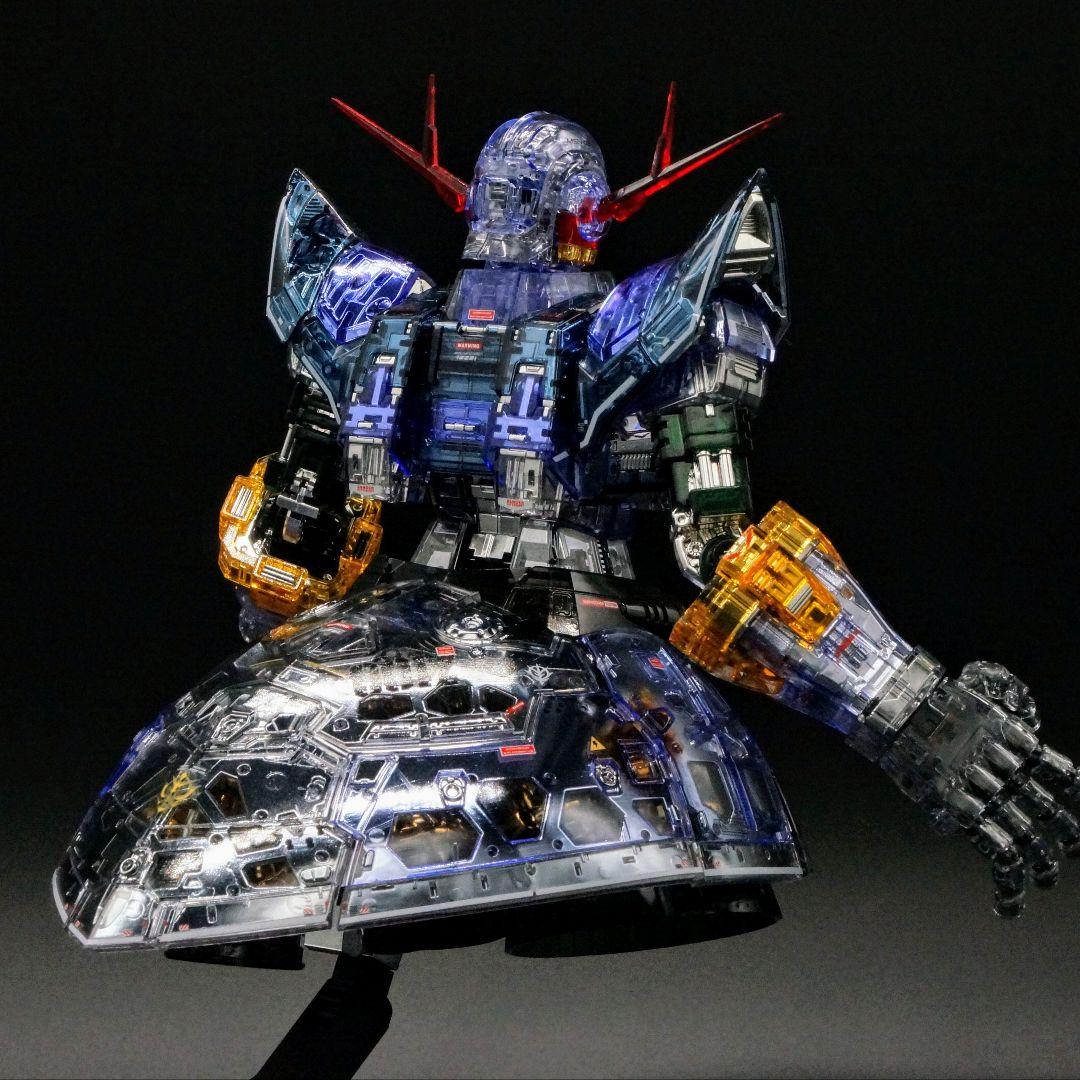 完成品【メッキ仕様】RG ジオング メカニカルクリア 限定 ガンダム 全塗装