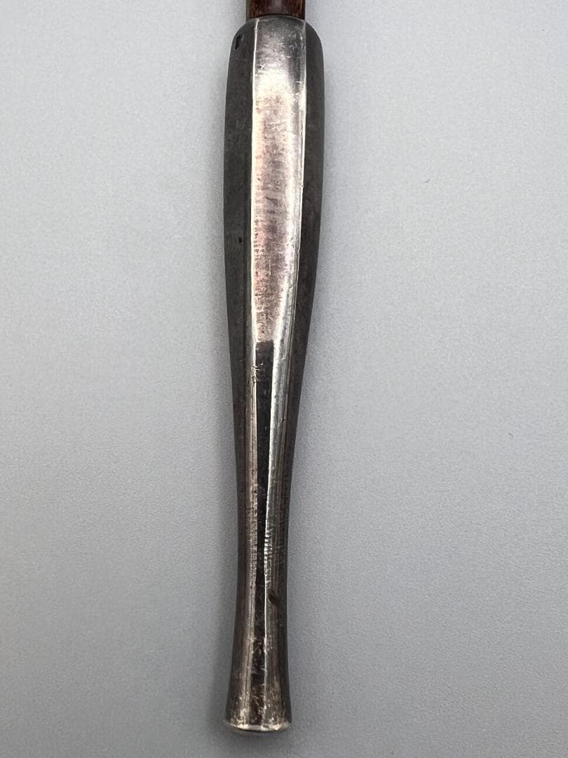 【海】純銀煙管　キセル　純刻印　銀細工　アンティーク　重量約44g