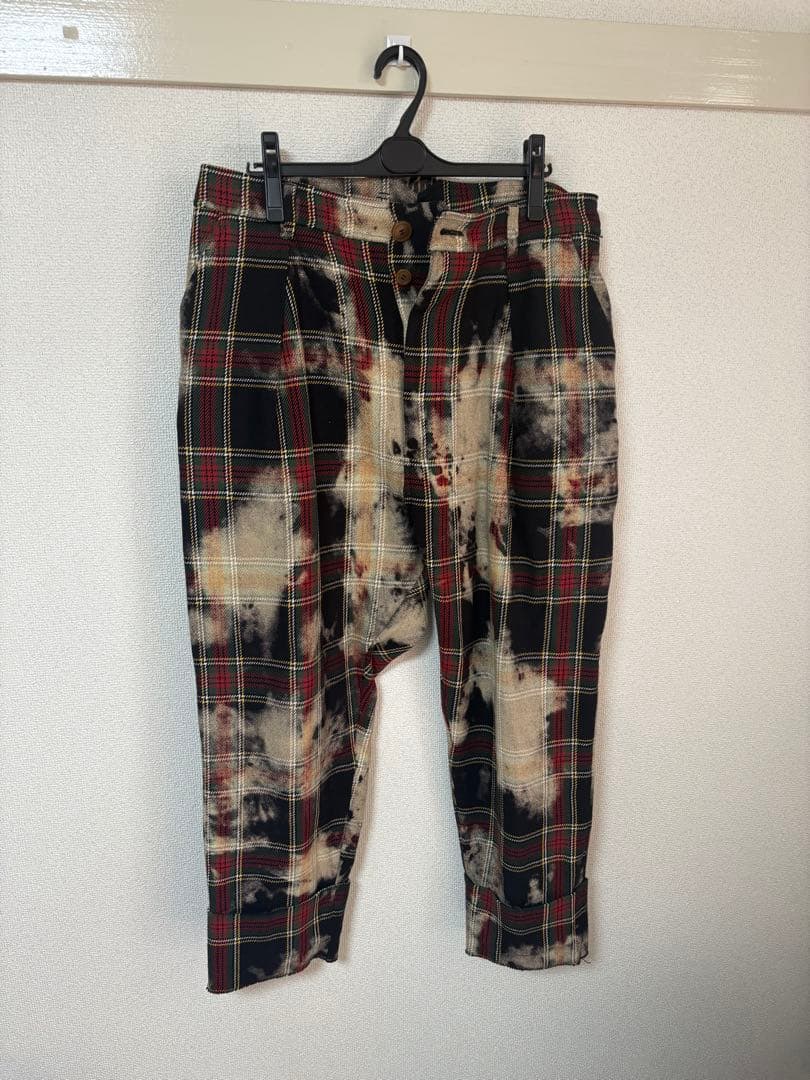 ヴィヴィアン　チェック柄 サルエルパンツ