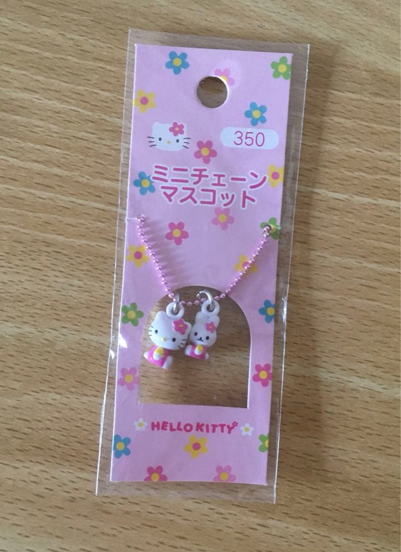 Hellokitty ♥ ミニチェーンマスコット カオハナ 平成レトロ 希少
