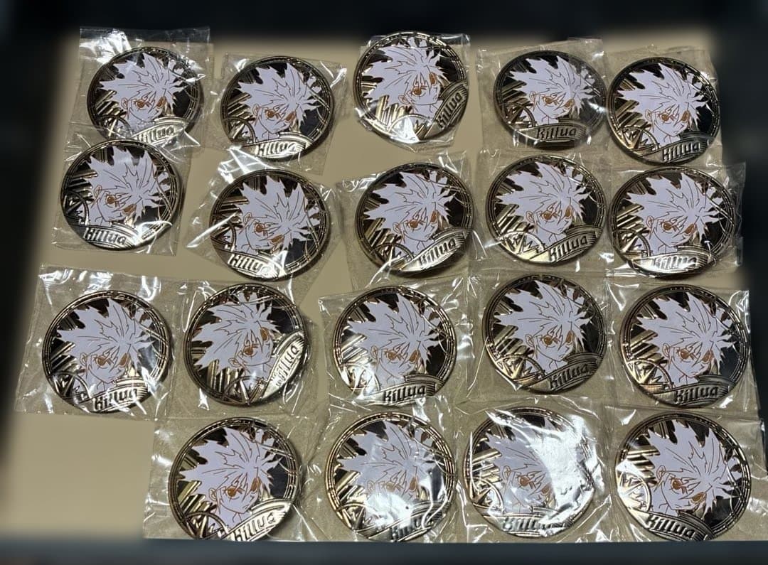 HUNTER×HUNTER キルア　彫金シリーズ　中国限定　缶バッジ　神速