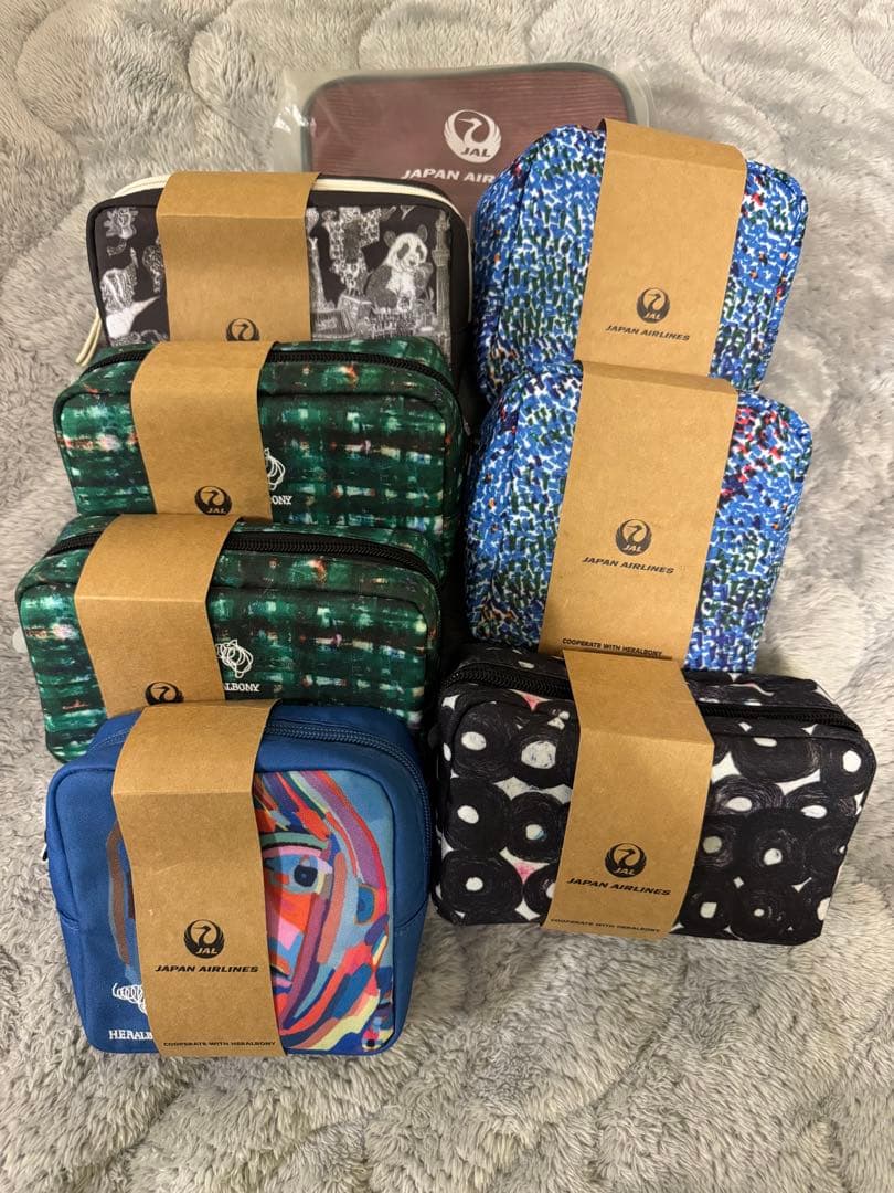 【新品未開封】JAL ビジネスクラス アメニティ ヘラルボニー 8個セット