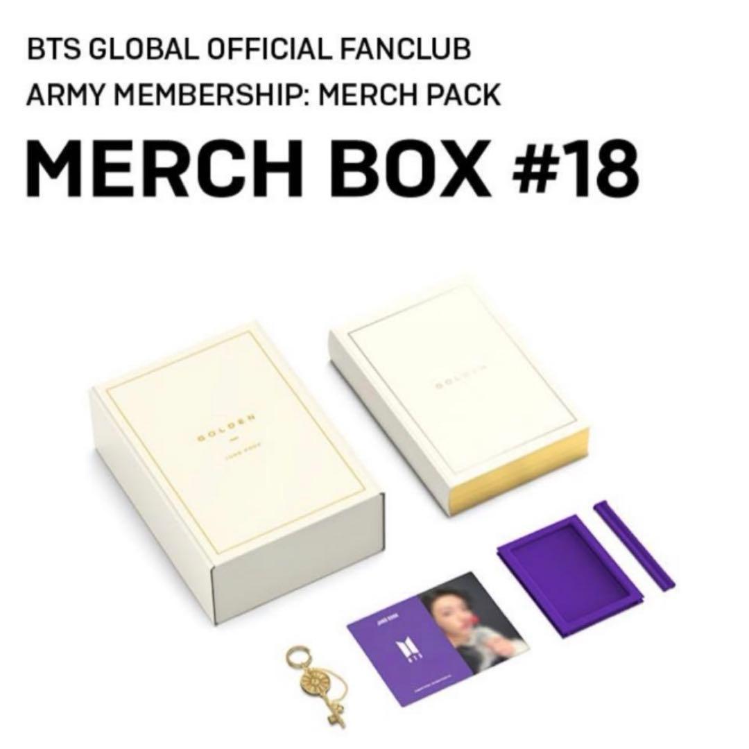 BTS MERCH BOX #18 ジョングク　フォトカ有り