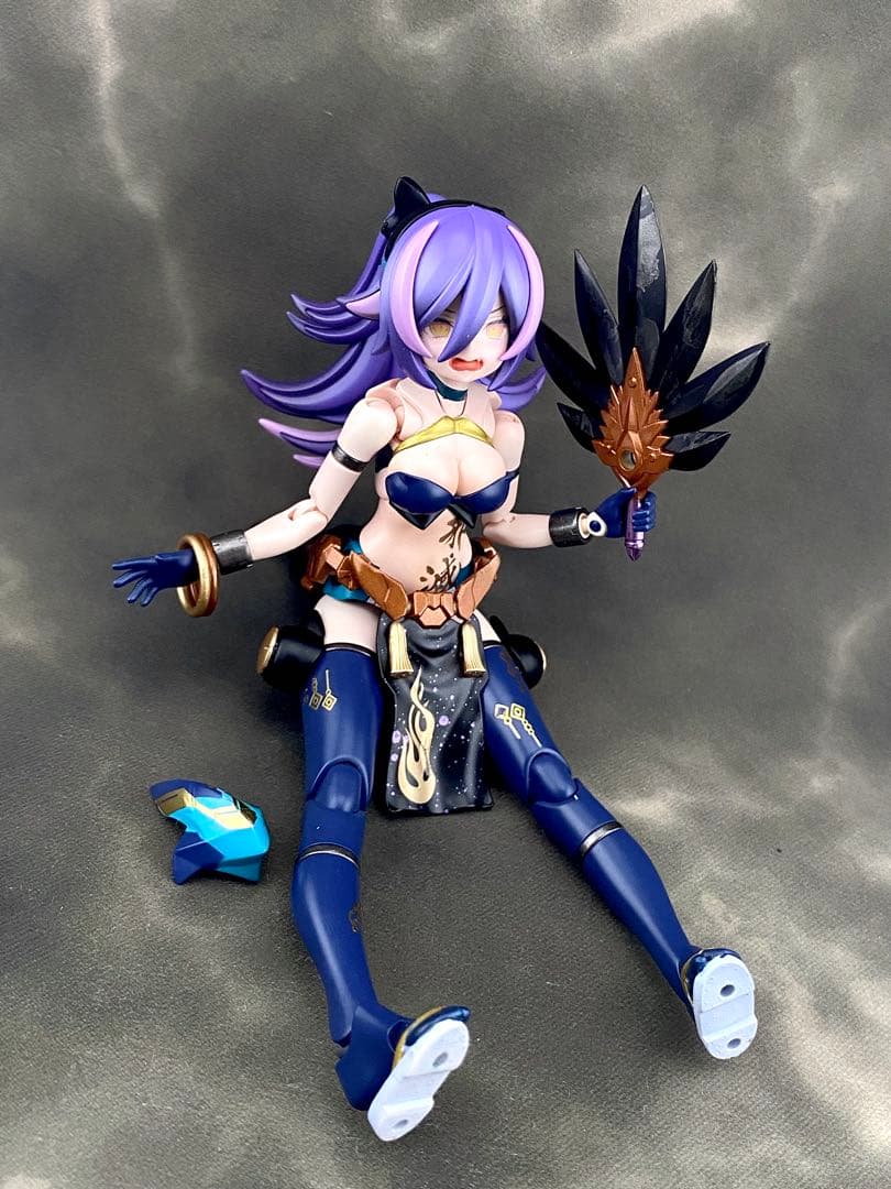 メガミデバイス　PUNI☆MOFU ラン［鴉天狗］塗装完成品