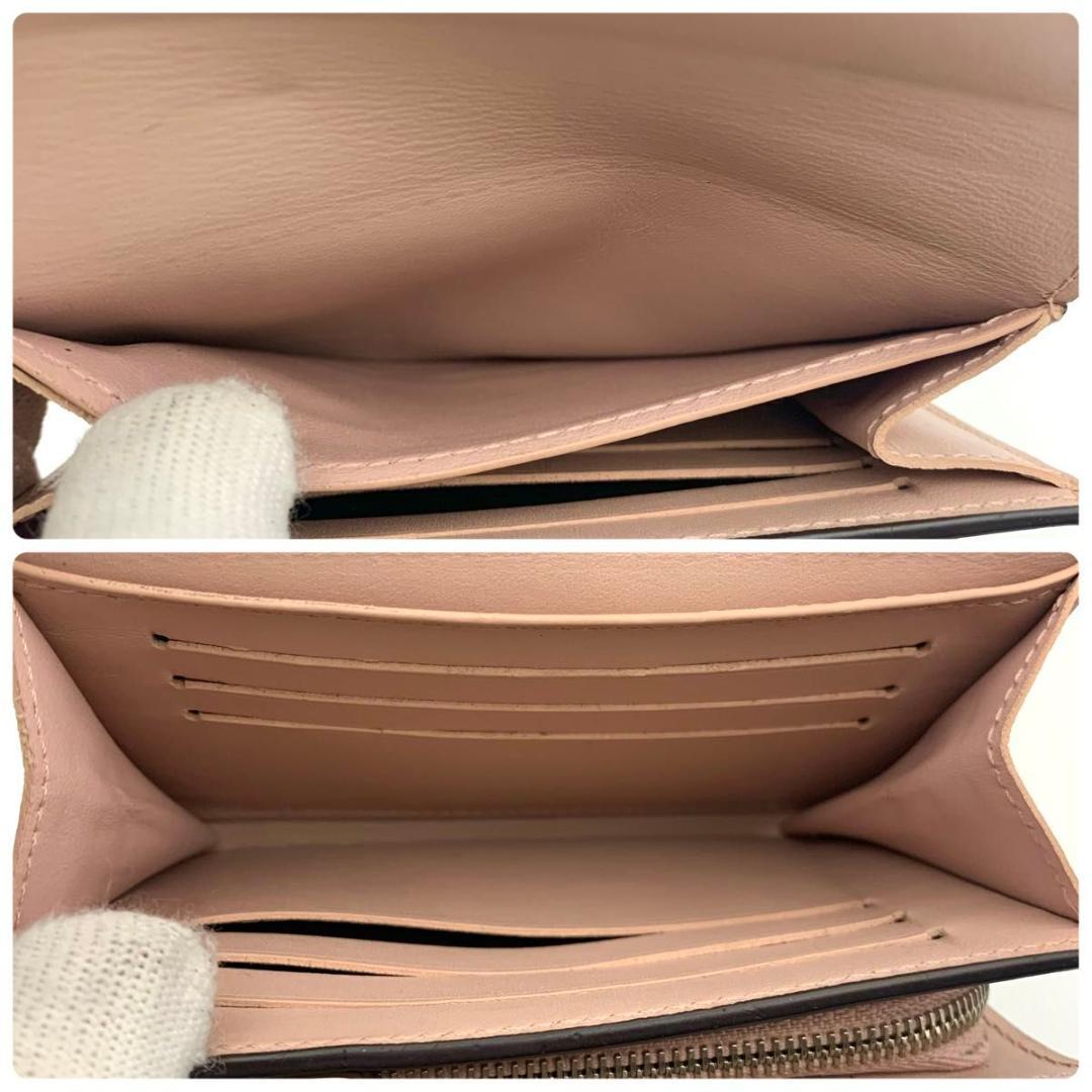 鑑定済み ルイヴィトン ポルトフォイユ イリス コンパクト 財布 小型 ピンク