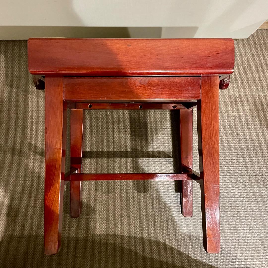 【手渡し限定】ディスカチャーチ ピアノ椅子 高低自在椅子 緑 茶 イタリア製